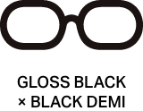 GLOSS BLACK × BLACK DEMI